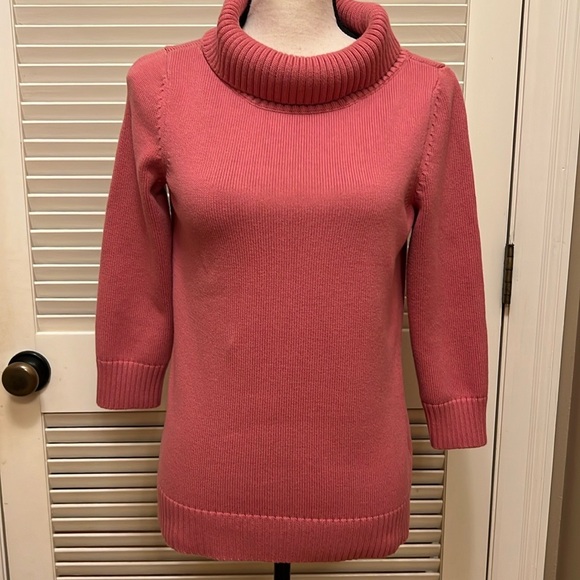 Talbots Cowl Neck Sweater in Coral, Size Medium, EUC - Picture 13 of 15